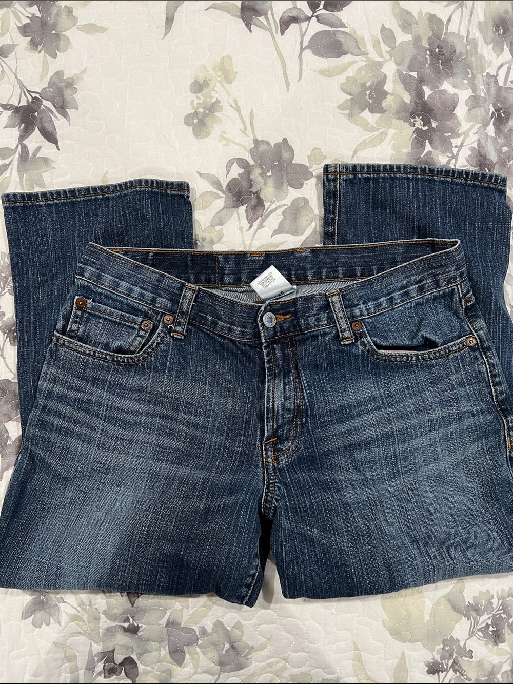 Lucky Brand Women's Dark Indigo Cropped Jeans